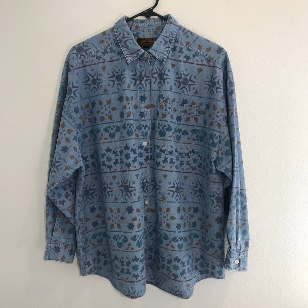 Vintage Men’s Eddie Bauer Button Down Shirt